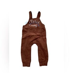 Peek NWT Size 12-18 Months Little Peanut Snowflake Corduroy Embroidered Overalls